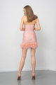 Rosy Feather Mini Heart Dress