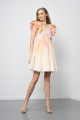 zimmermann - Ruffled Tie-dyed Linen And Silk-blend Mini Dress