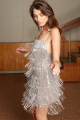 Silvi Silver Dress Rent B