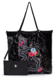 Black Jodie Special Patch Shopping bag Rent B
